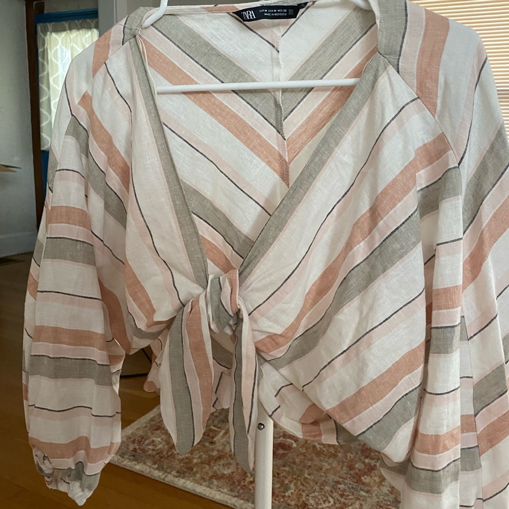 Zara tie top